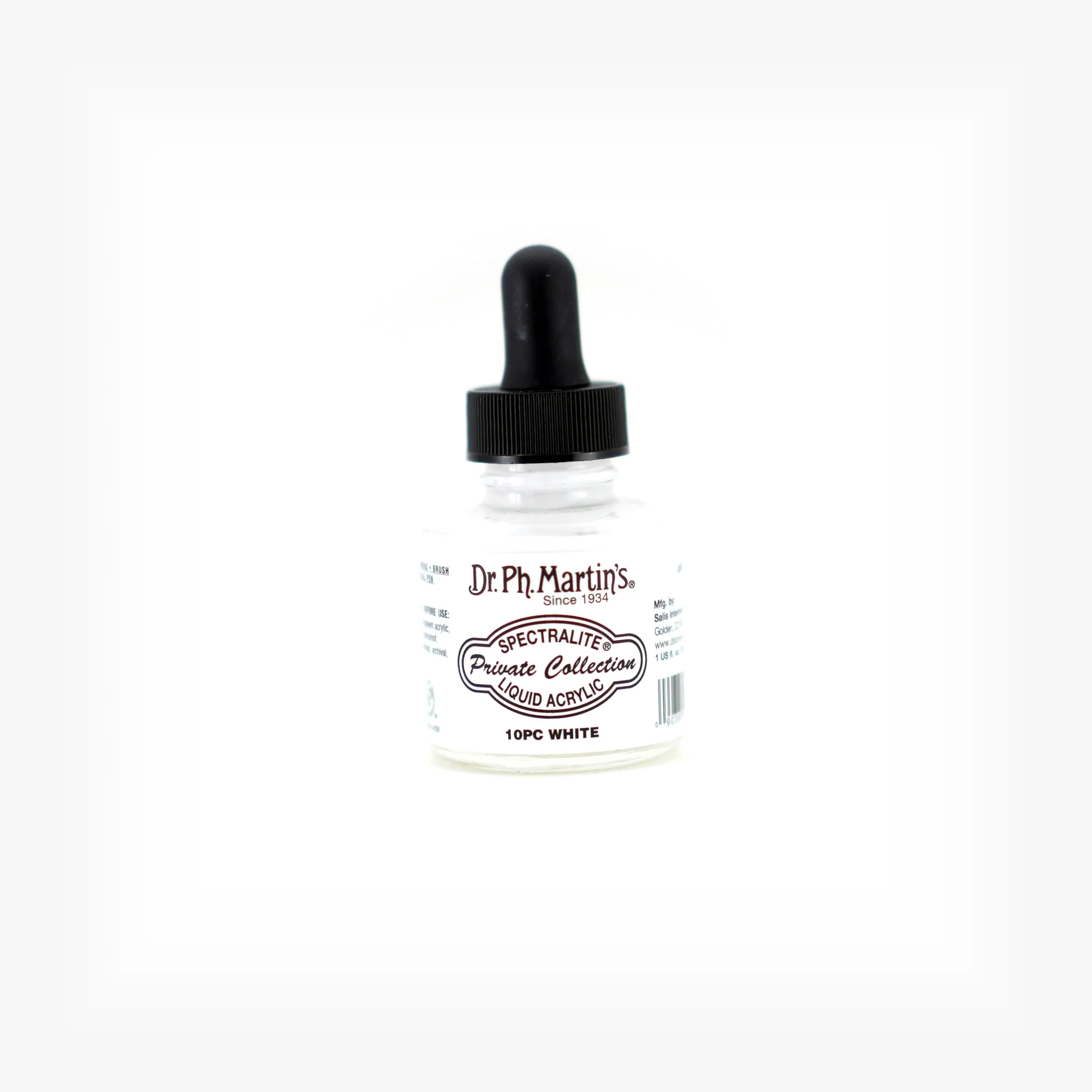 Spectralite Private Collection Liquid Acrylics, 1.0 oz, White (10PC)
