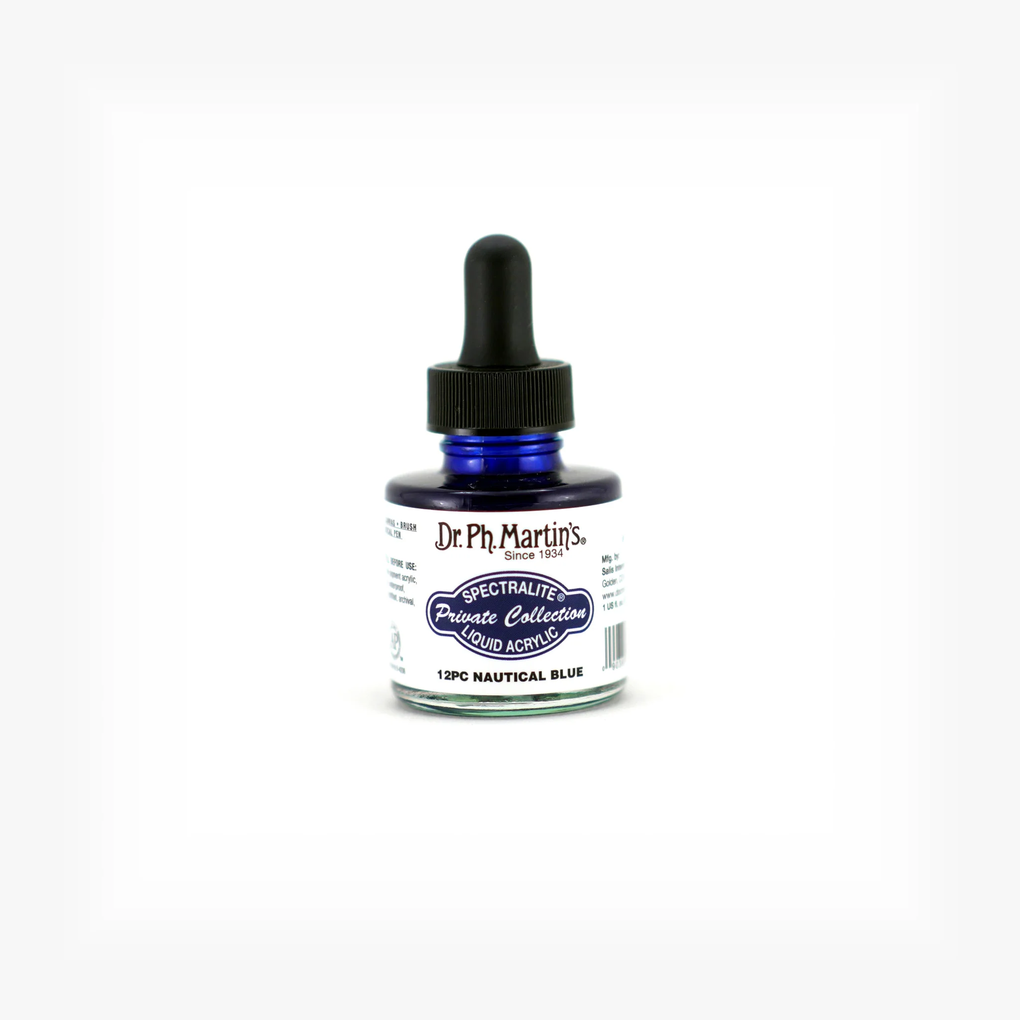 Spectralite Private Collection Liquid Acrylics, 1.0 oz, Nautical Blue (12PC)