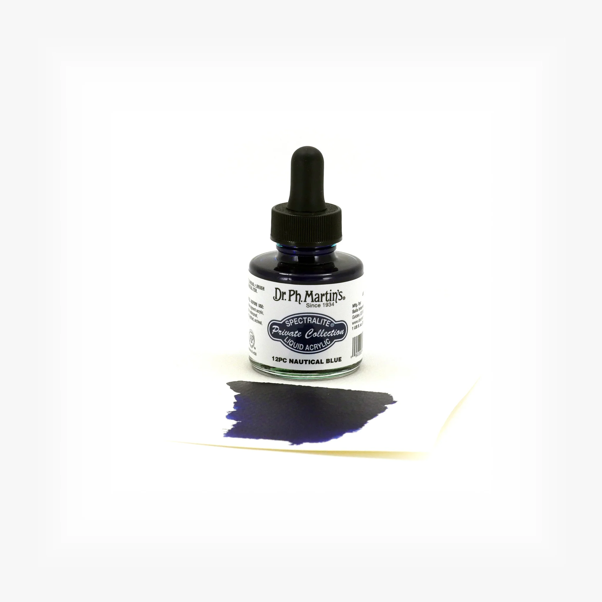 Spectralite Private Collection Liquid Acrylics, 1.0 oz, Nautical Blue (12PC) - Image 2