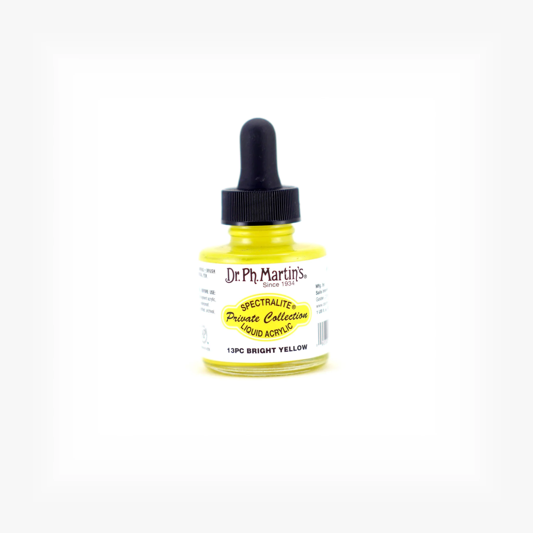 Spectralite Private Collection Liquid Acrylics, 1.0 oz, Bright Yellow (13PC)