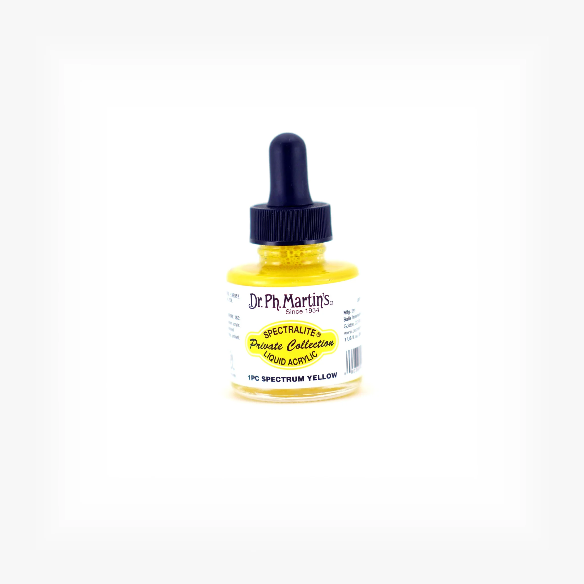 Spectralite Private Collection Liquid Acrylics, 1.0 oz, Spectrum Yellow (1PC)