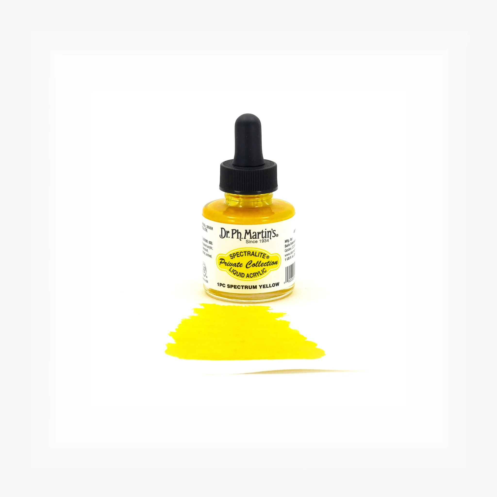 Spectralite Private Collection Liquid Acrylics, 1.0 oz, Spectrum Yellow (1PC) - Image 2