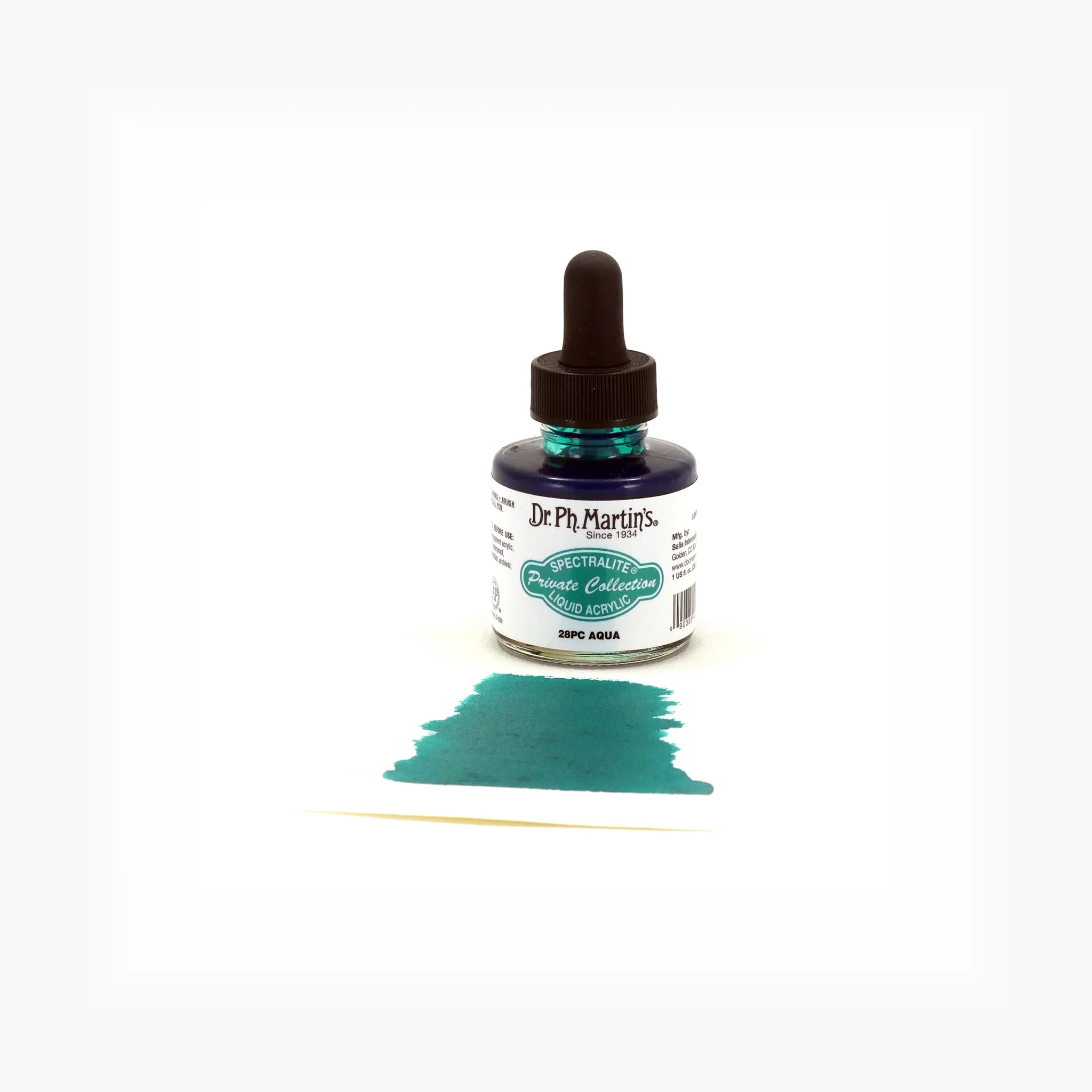 Spectralite Private Collection Liquid Acrylics, 1.0 oz, Aqua (28PC) - Image 2