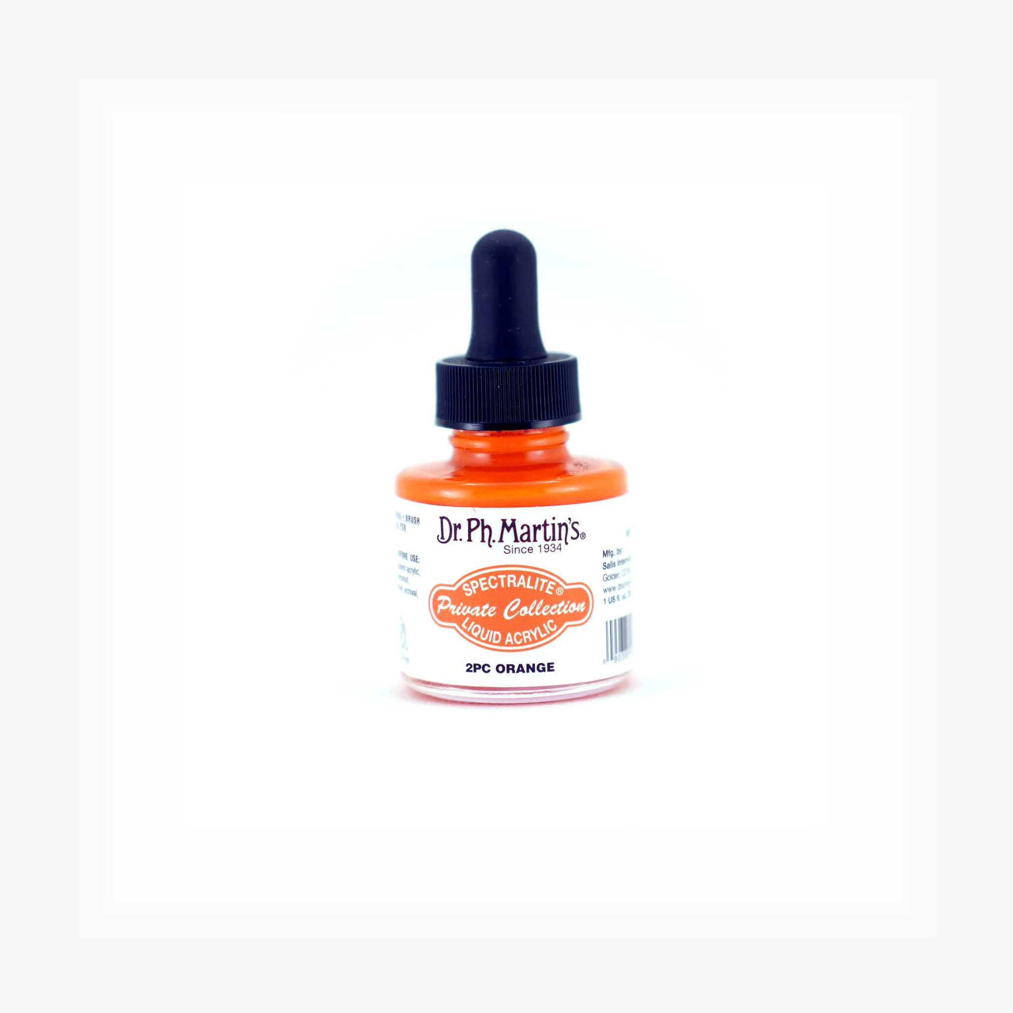 Spectralite Private Collection Liquid Acrylics, 1.0 oz, Orange (2PC)