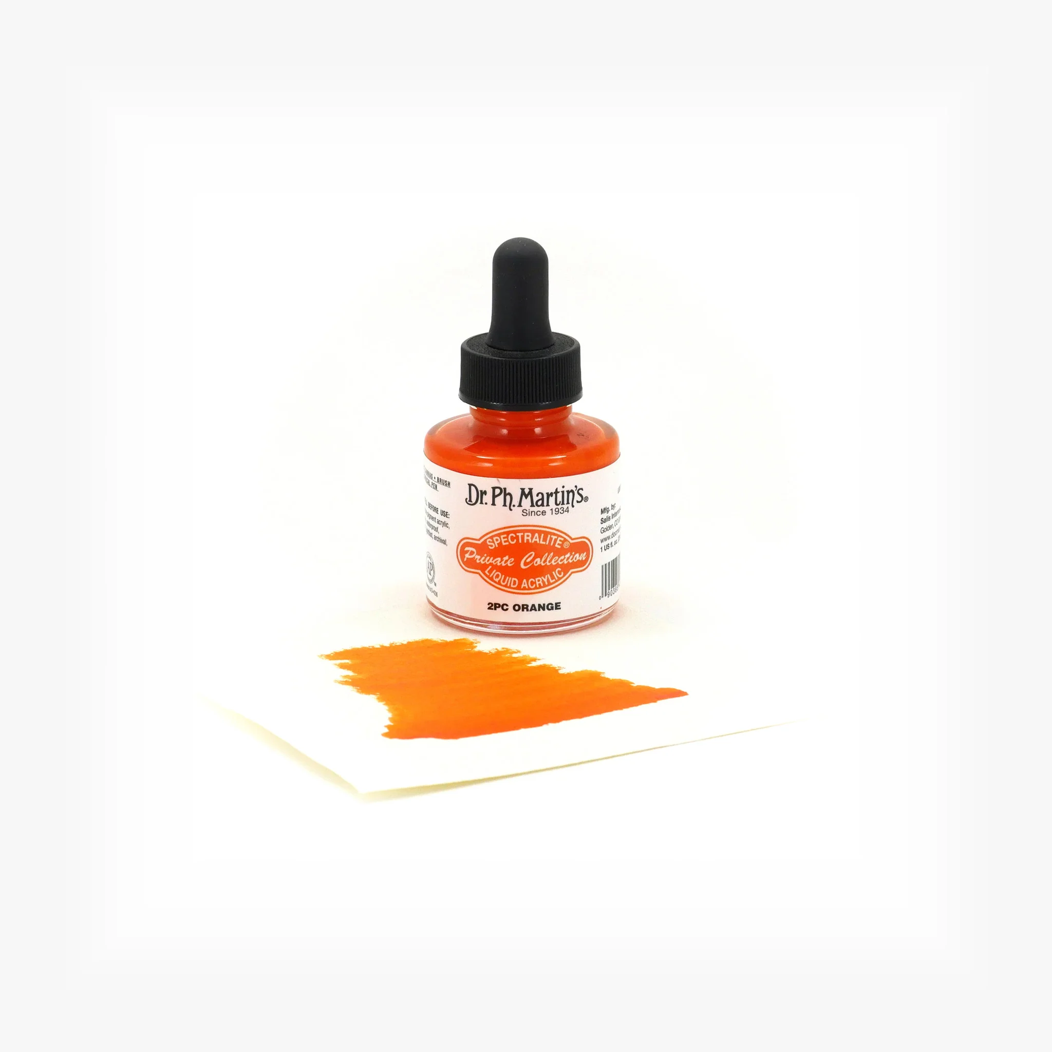 Spectralite Private Collection Liquid Acrylics, 1.0 oz, Orange (2PC) - Image 2