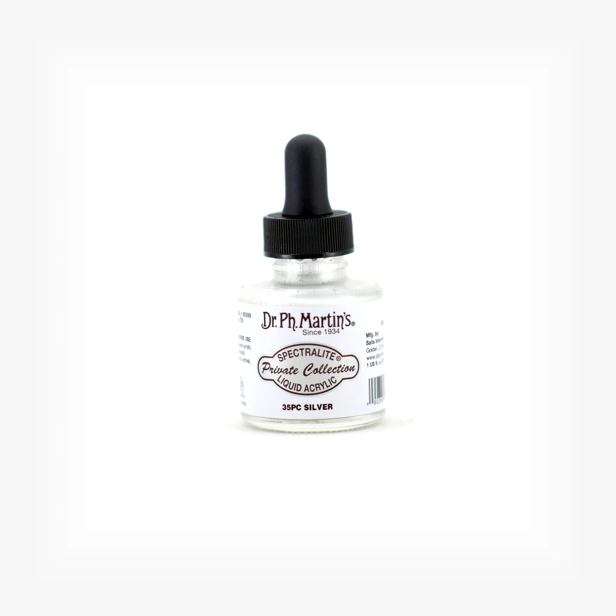 Spectralite Private Collection Liquid Acrylics, 1.0 oz, Silver (35PC)