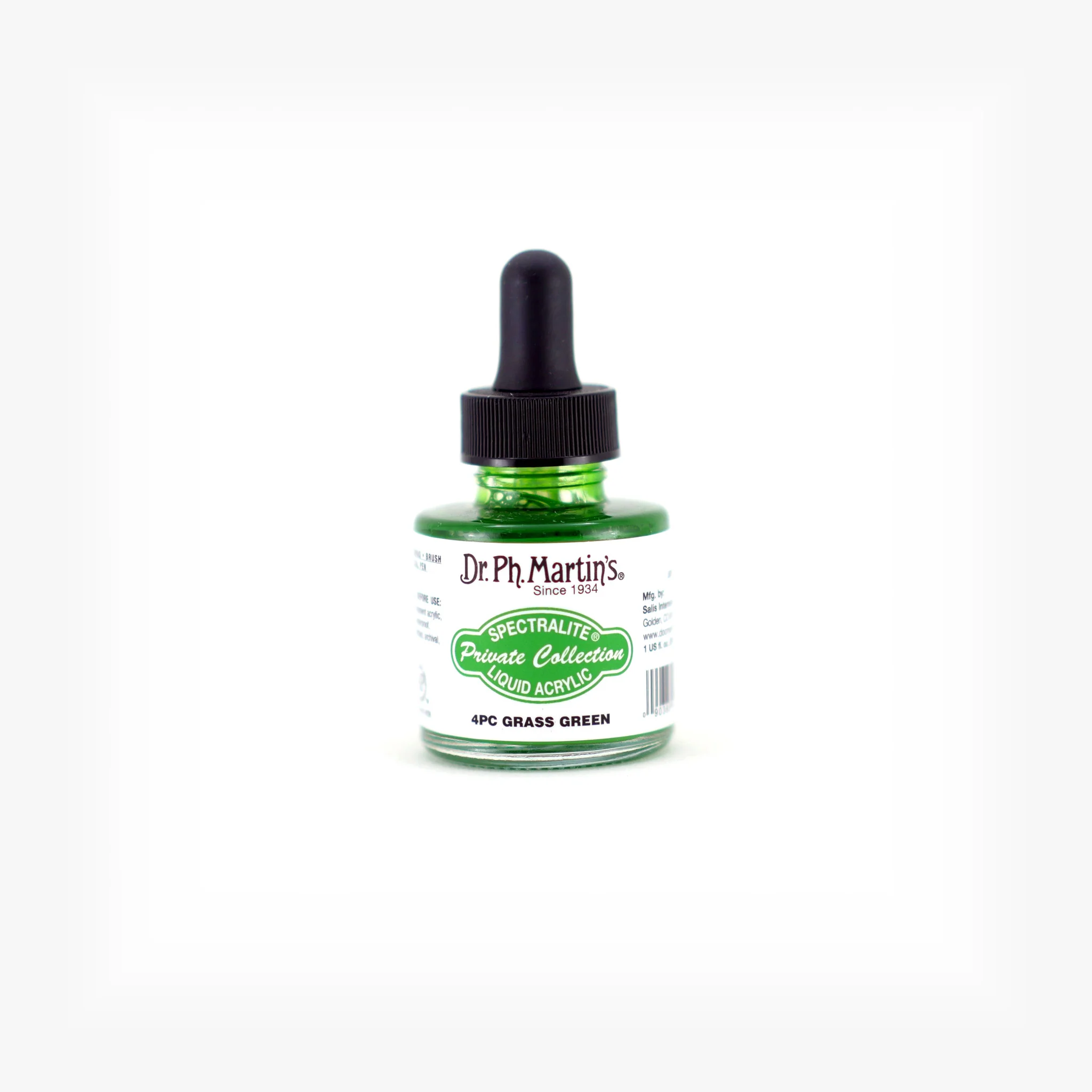 Spectralite Private Collection Liquid Acrylics, 1.0 oz, Grass Green (4PC)
