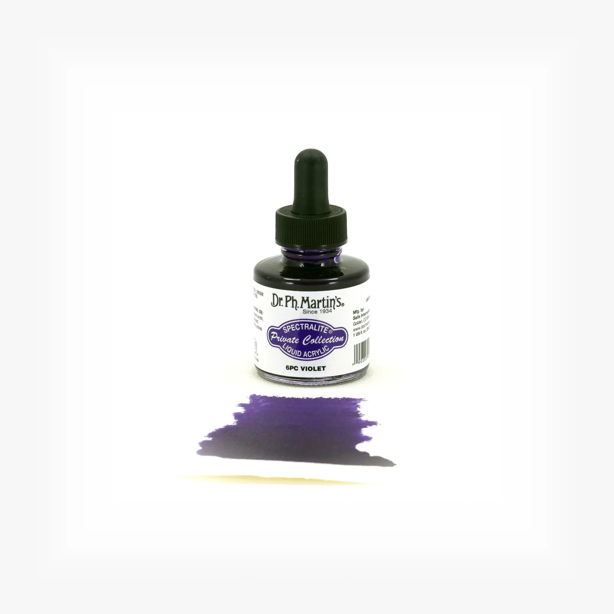 Spectralite Private Collection Liquid Acrylics, 1.0 oz, Violet (6PC) - Image 2