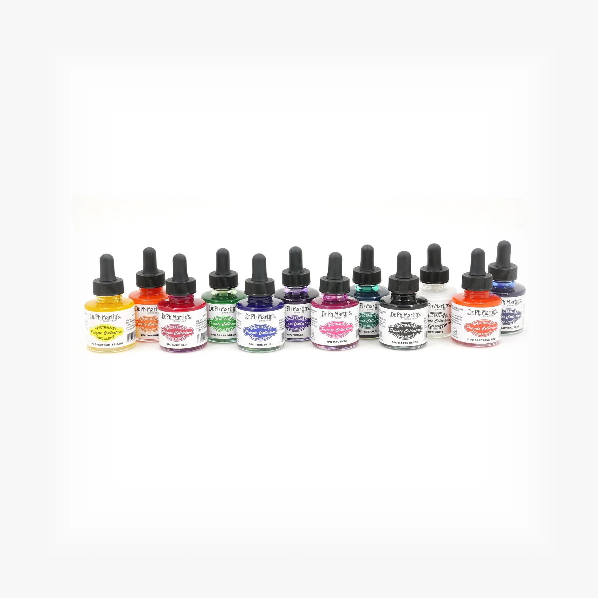 Spectralite Private Collection Liquid Acrylics, 1.0 oz, Set 1 - Image 4