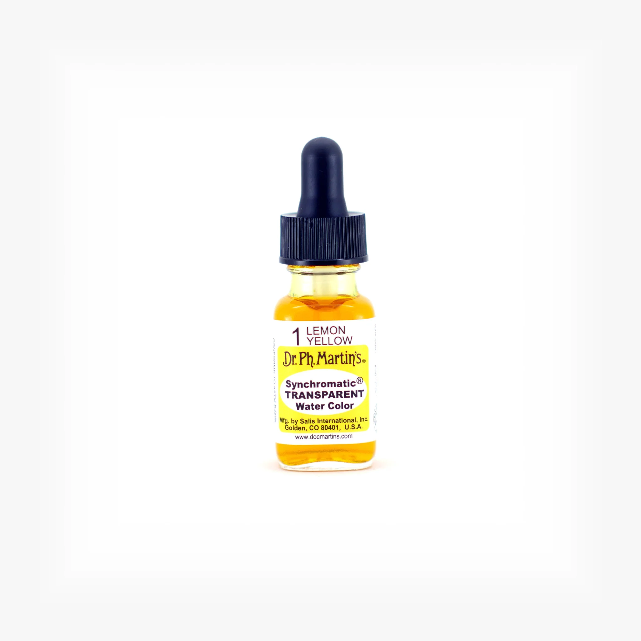 Synchromatic Transparent Water Color, 0.5 oz, Lemon Yellow (1)