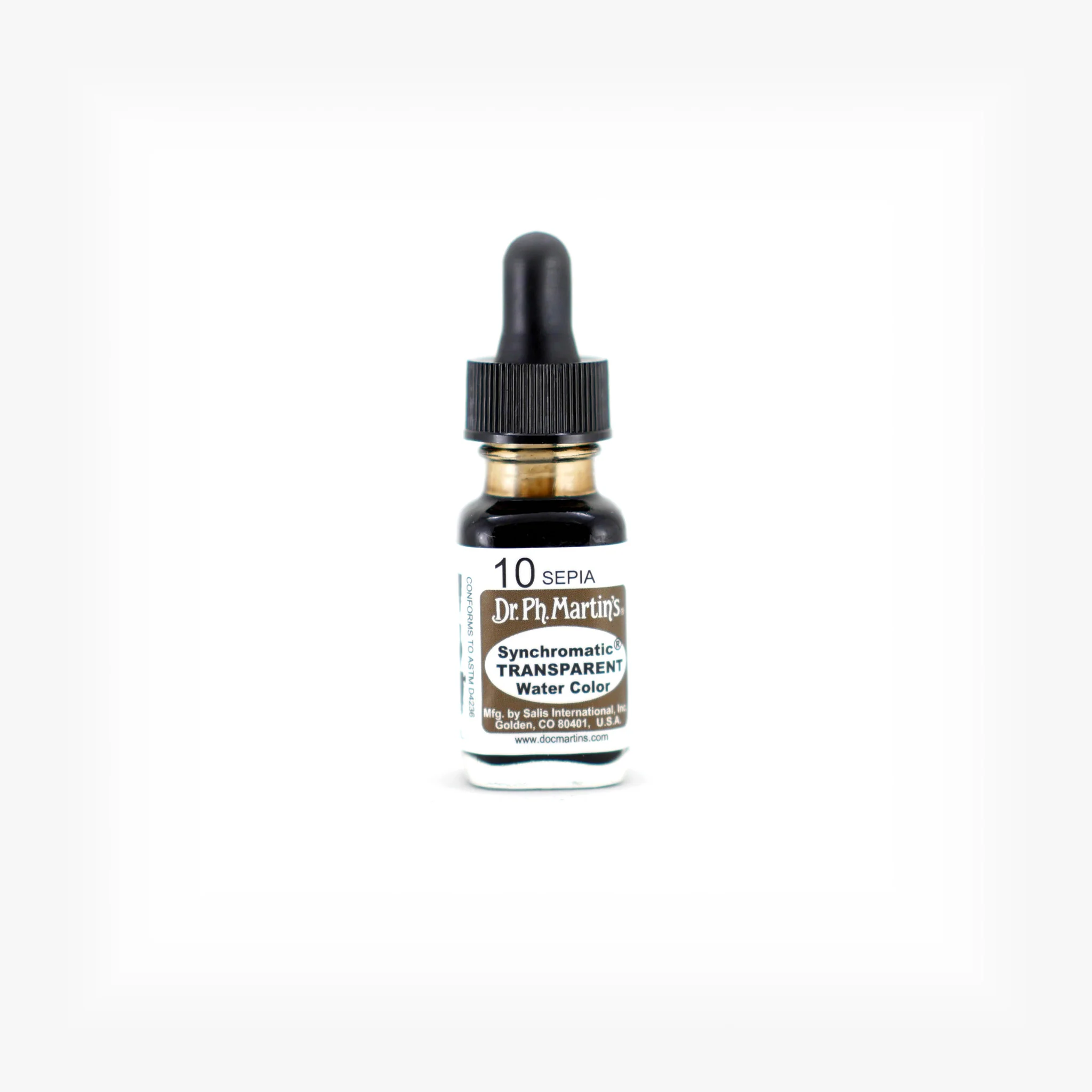 Synchromatic Transparent Water Color, 0.5 oz, Sepia (10)