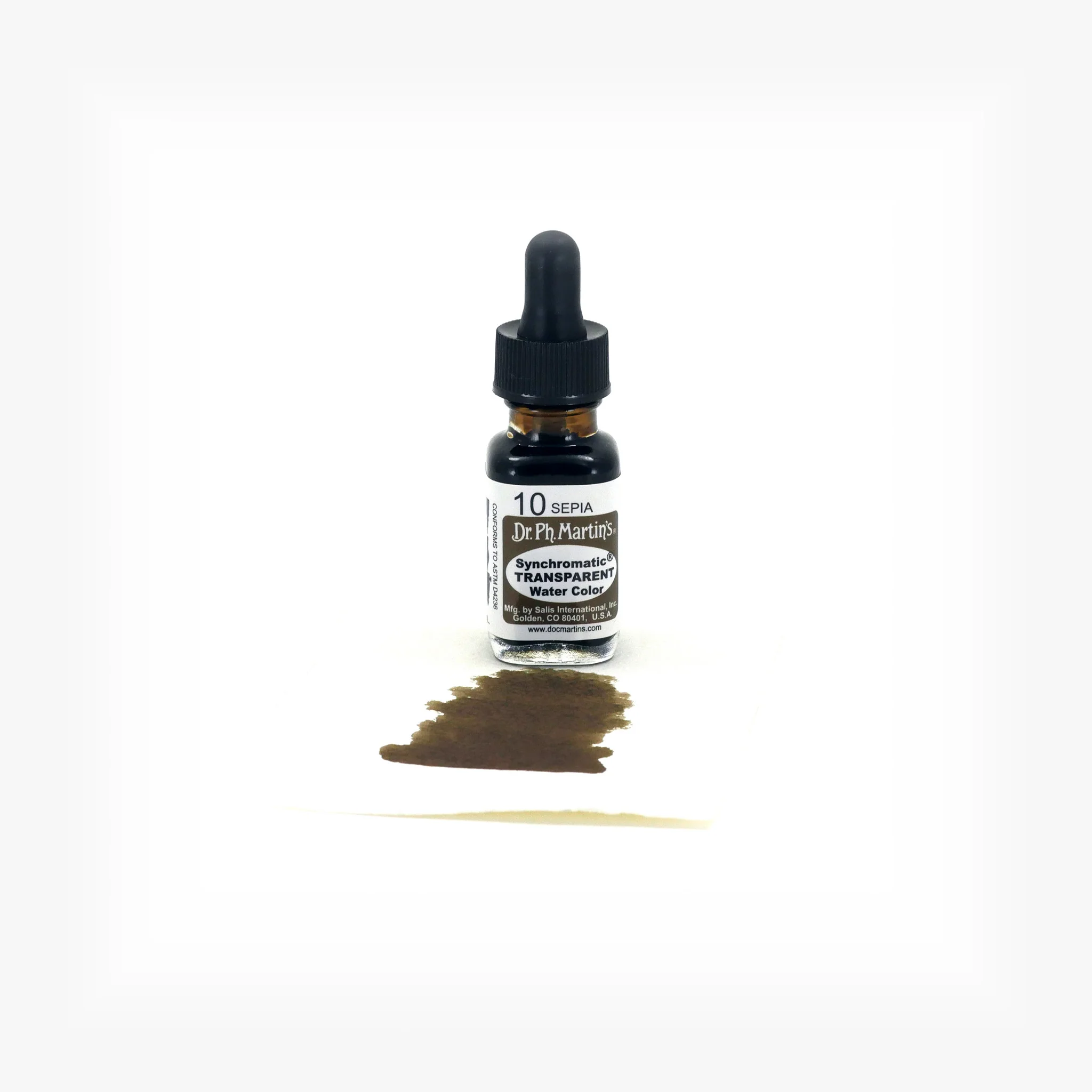 Synchromatic Transparent Water Color, 0.5 oz, Sepia (10) - Image 2