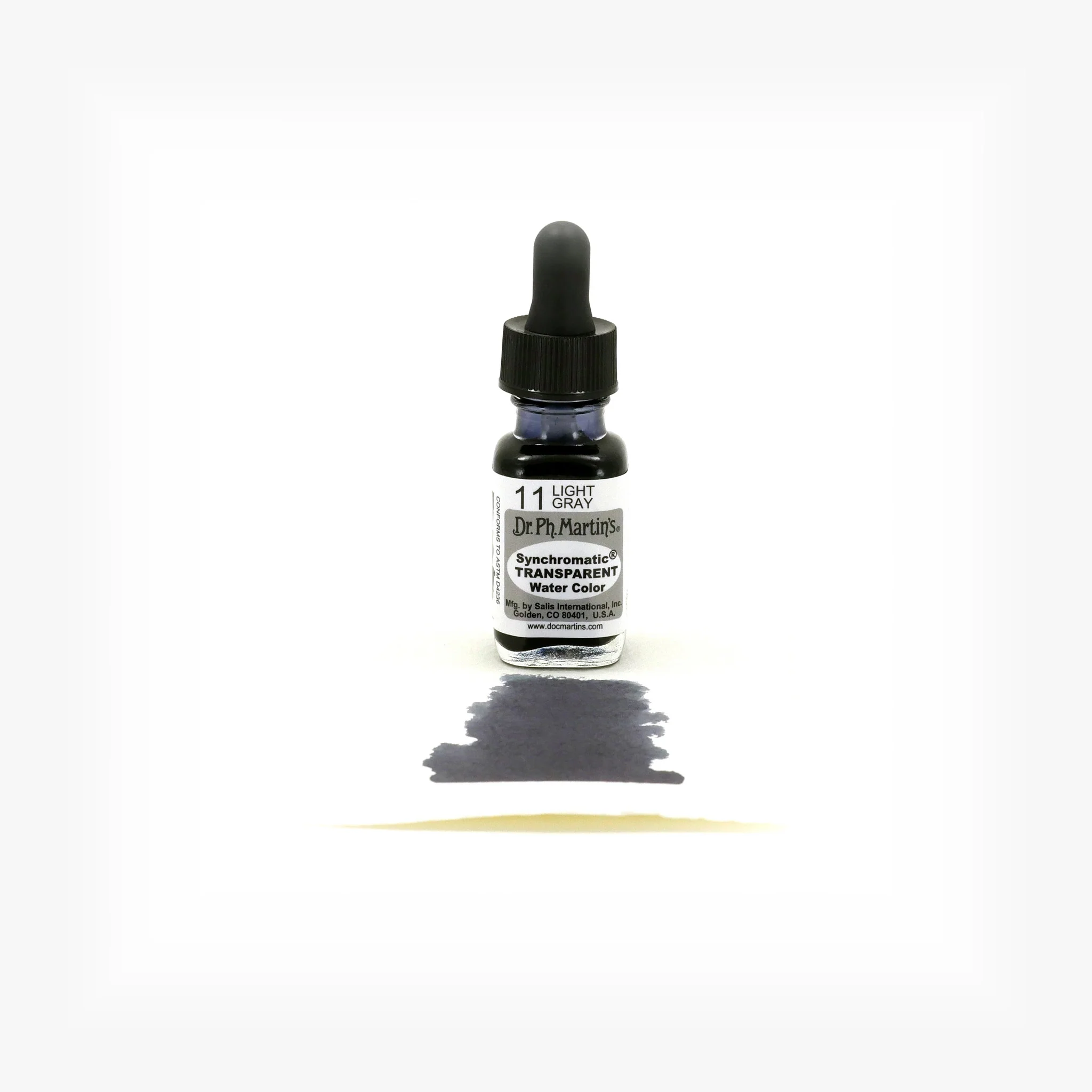 Synchromatic Transparent Water Color, 0.5 oz, Light Gray (11) - Image 2