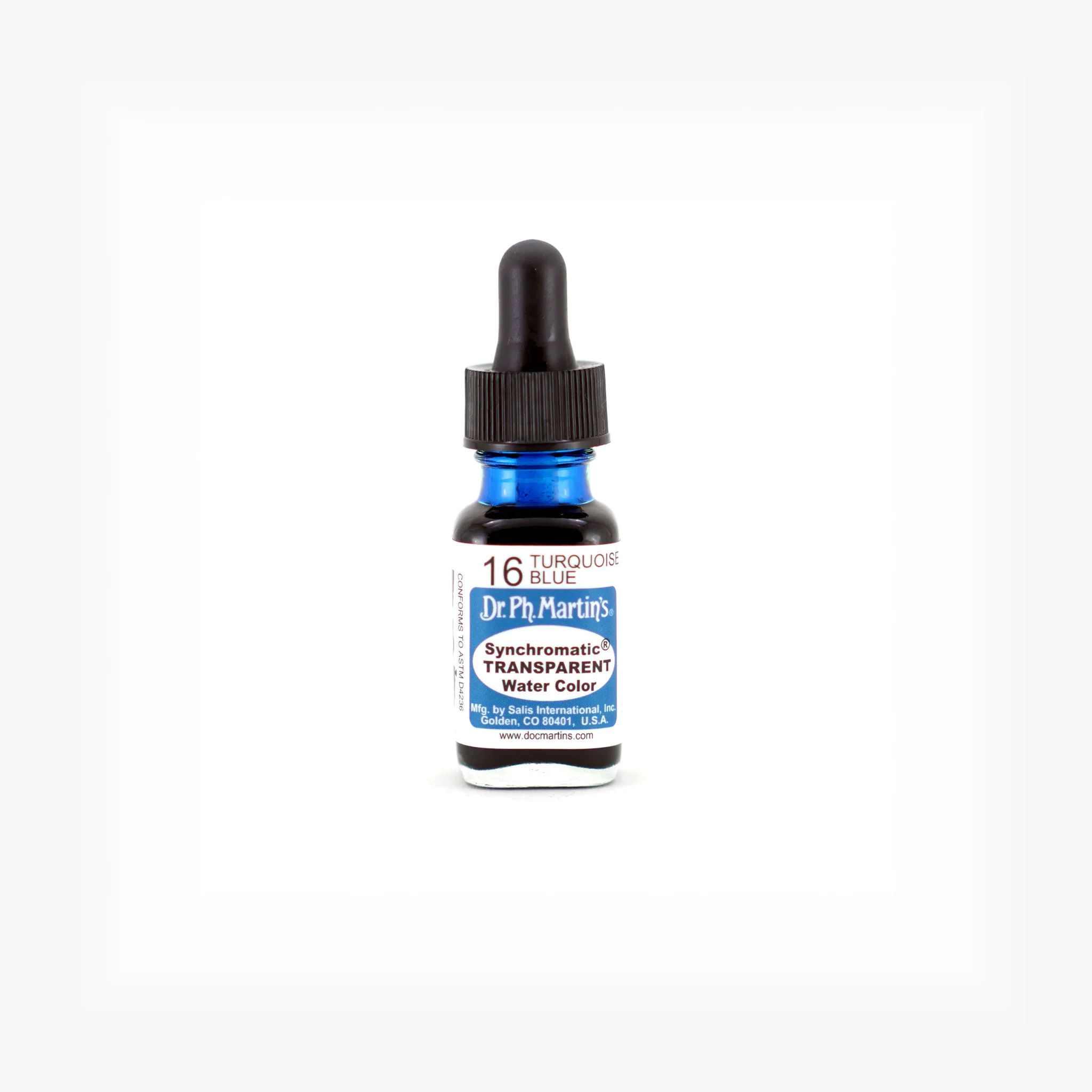 Synchromatic Transparent Water Color, 0.5 oz, Turquoise Blue (16)