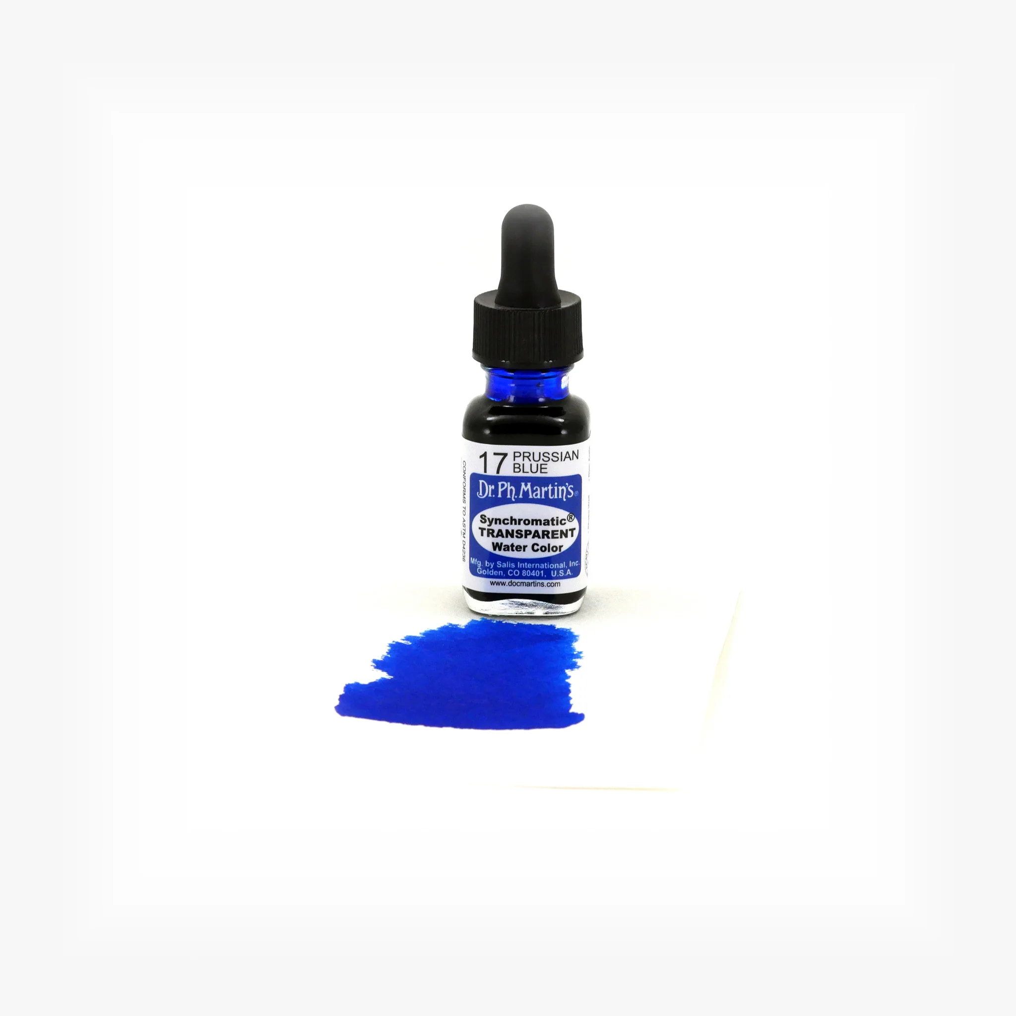 Synchromatic Transparent Water Color, 0.5 oz, Prussian Blue (17) - Image 2