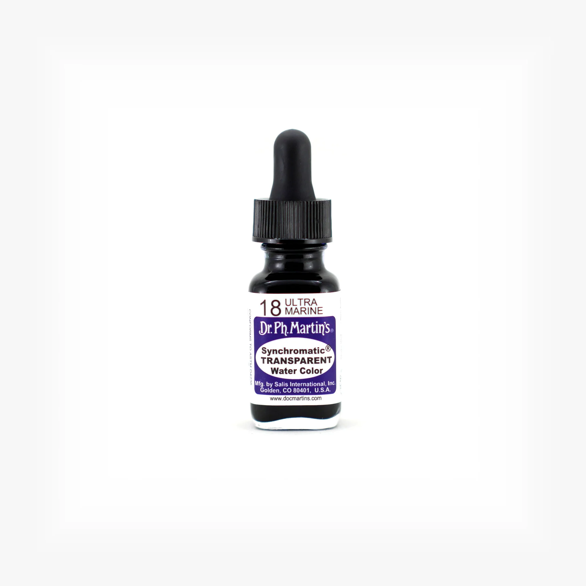 Synchromatic Transparent Water Color, 0.5 oz, Ultra Marine (18)