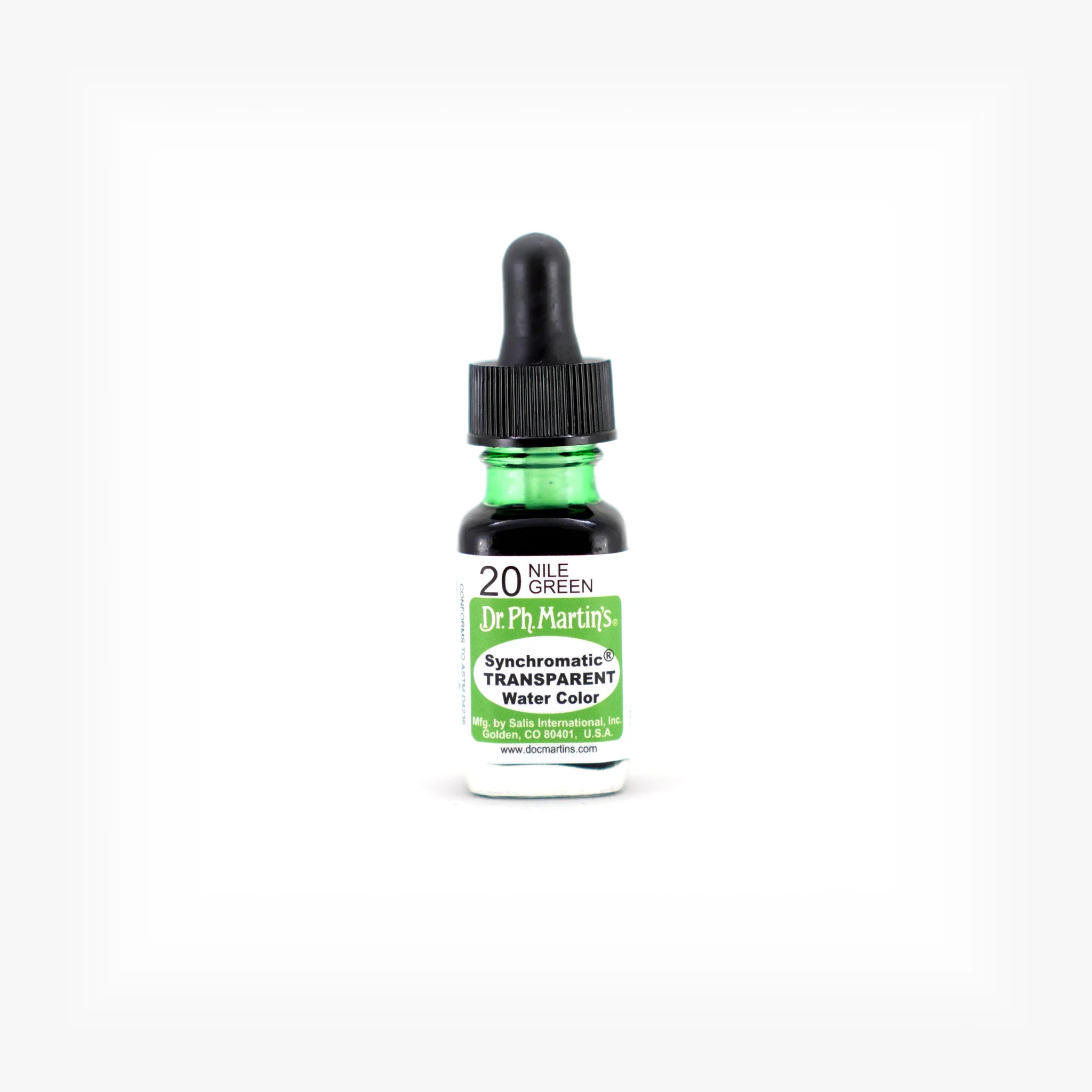 Synchromatic Transparent Water Color, 0.5 oz, Nile Green (20)