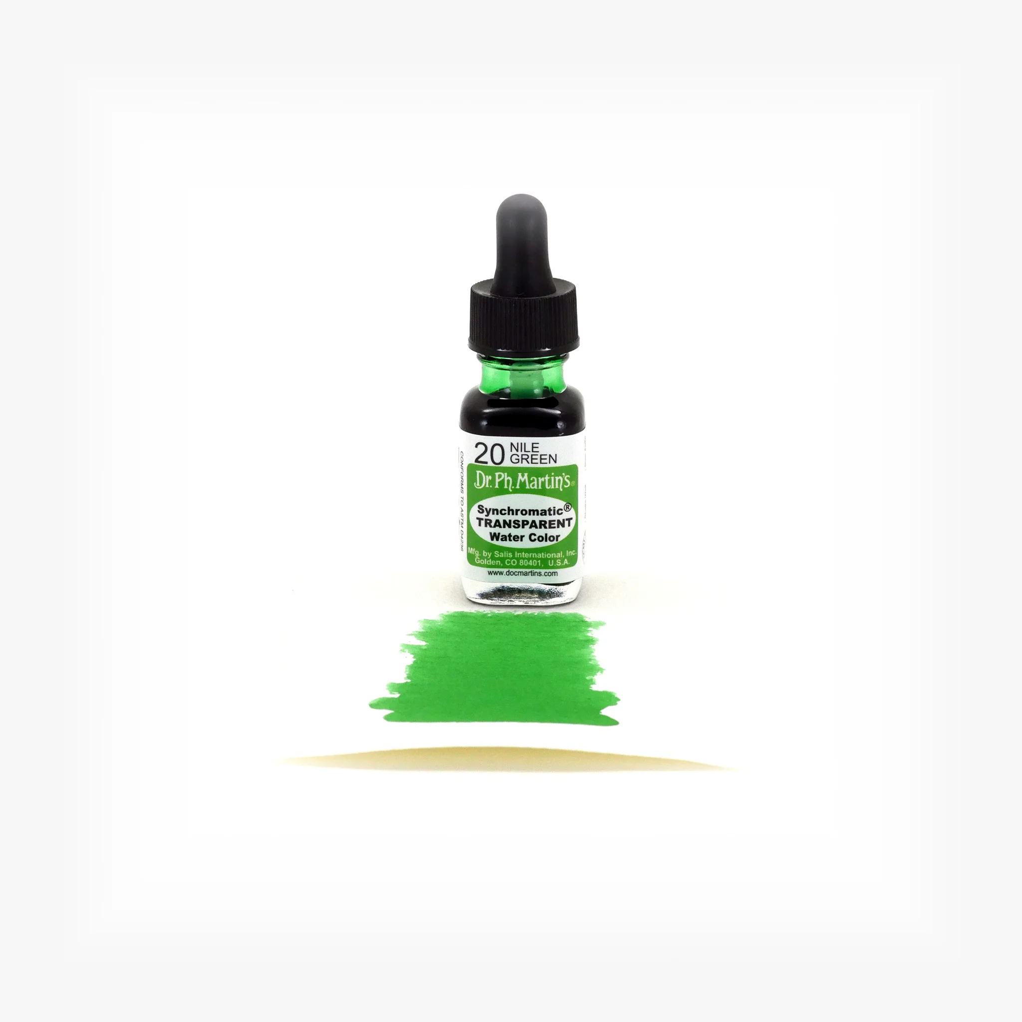 Synchromatic Transparent Water Color, 0.5 oz, Nile Green (20) - Image 2