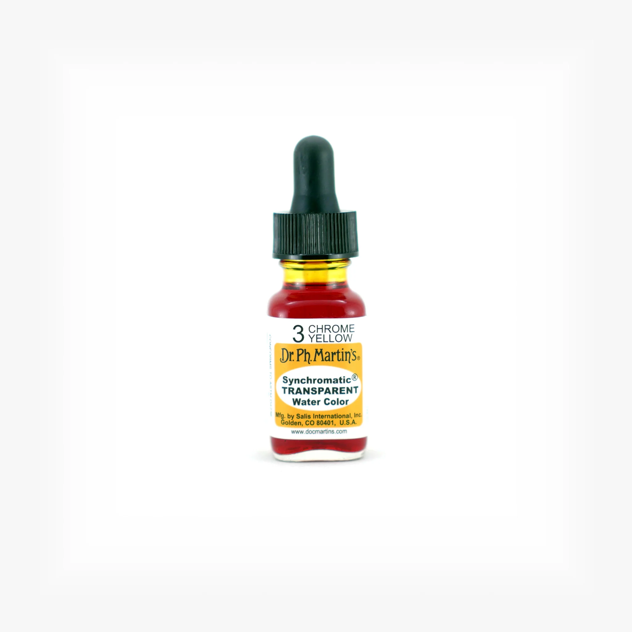 Synchromatic Transparent Water Color, 0.5 oz, Chrome Yellow (3)