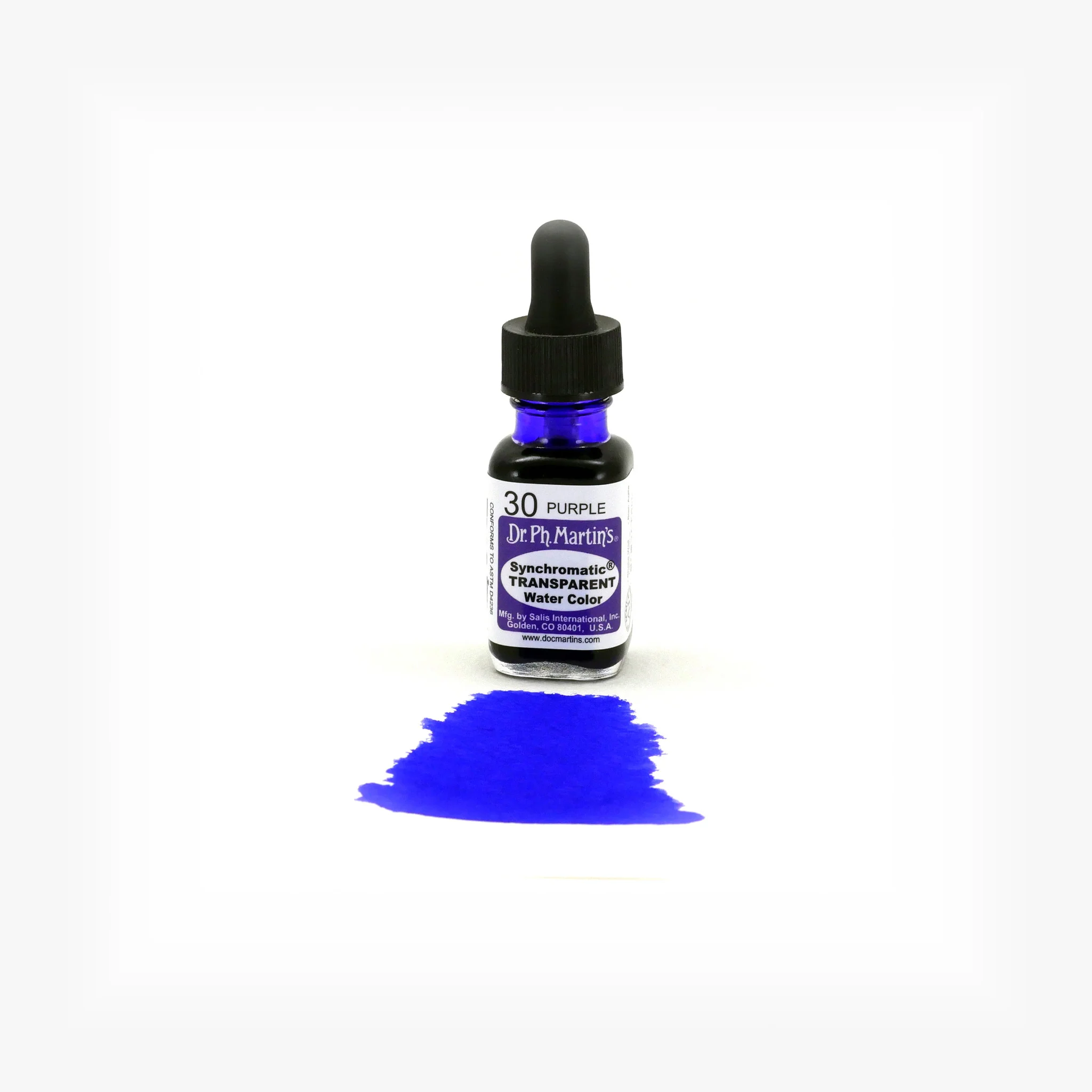 Synchromatic Transparent Water Color, 0.5 oz, Purple (30) - Image 2