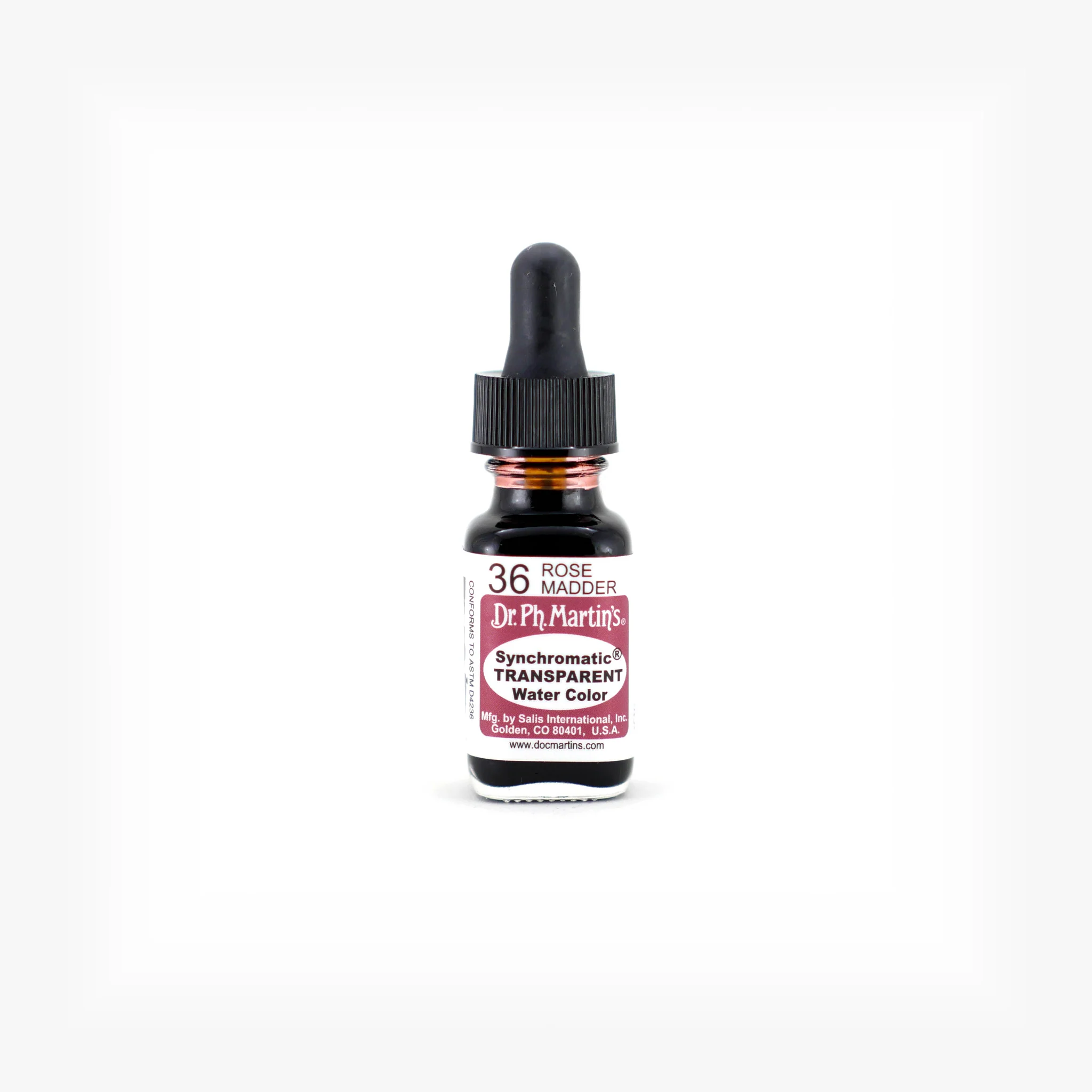 Synchromatic Transparent Water Color, 0.5 oz, Rose Madder (36)