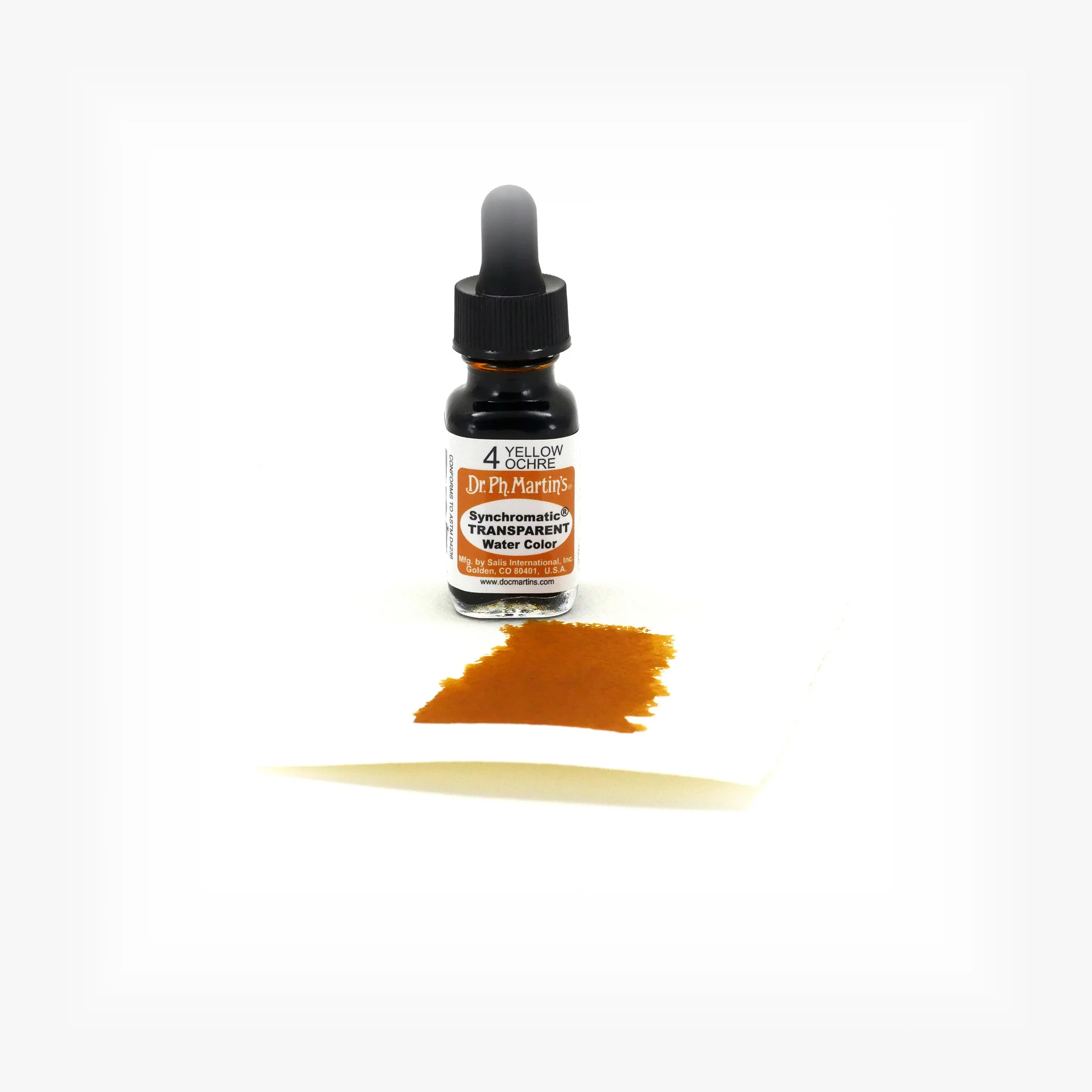 Synchromatic Transparent Water Color, 0.5 oz, Yellow Ochre (4) - Image 2