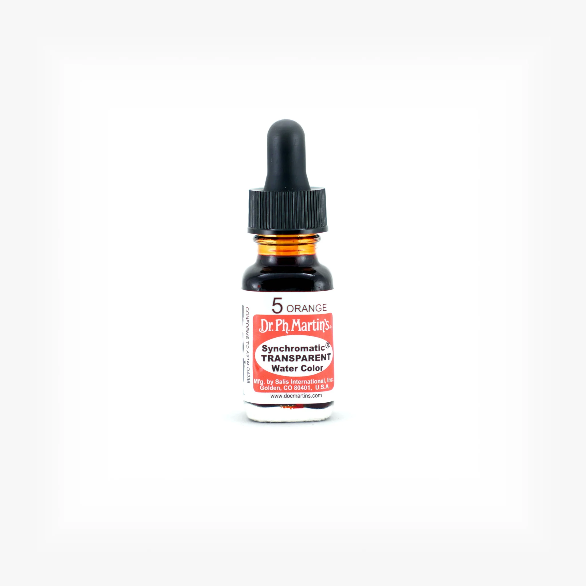 Synchromatic Transparent Water Color, 0.5 oz, Orange (5)