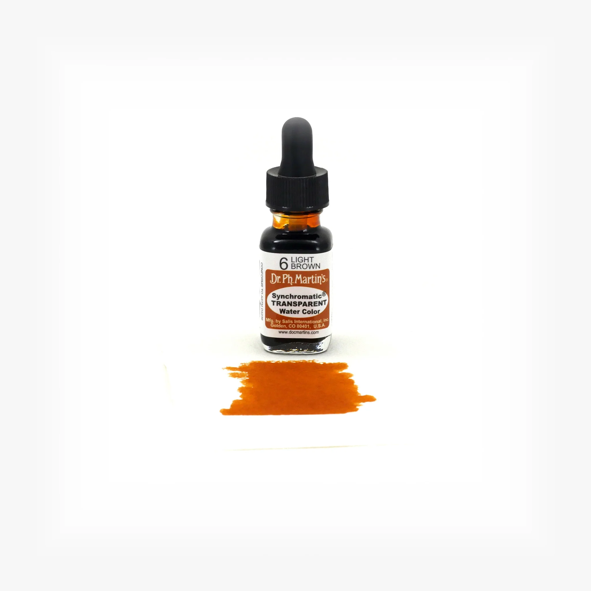 Synchromatic Transparent Water Color, 0.5 oz, Light Brown (6) - Image 2