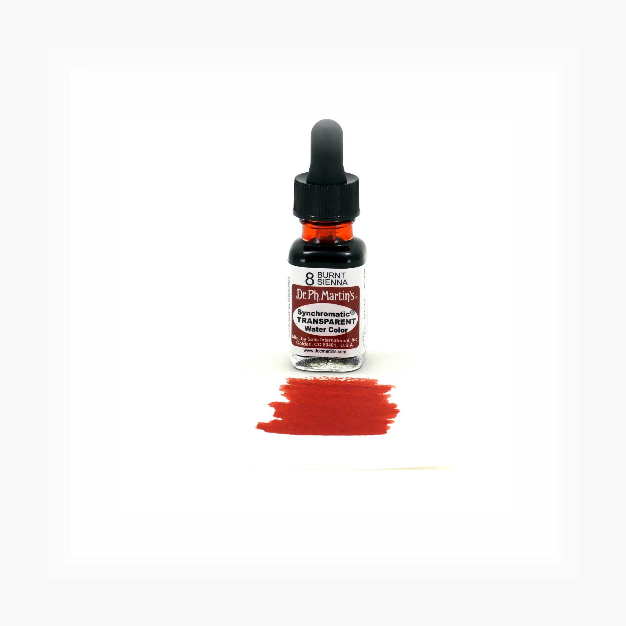 Synchromatic Transparent Water Color, 0.5 oz, Burnt Sienna (8) - Image 2